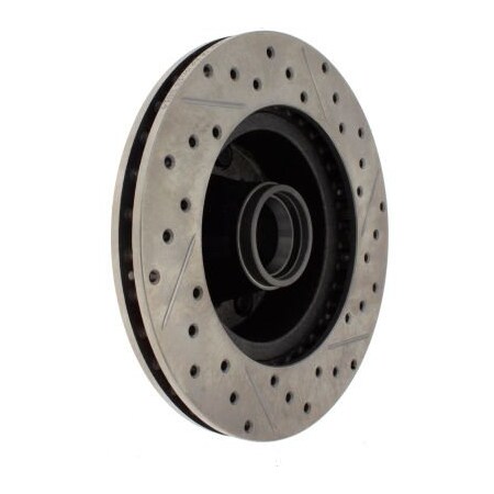 Centric StopTech Select Sport Drilled and Slotted Brake Rotor; Front Right, StopTech 227.62000R